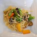 ららこーら's cooksnap of when they made 残り野菜のシンプルパスタ.