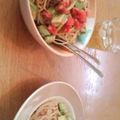 yuki1206's cooksnap of when they made トマトとツナとアボカドの冷製パスタ.