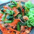 ☆３匹の子ぶた☆'s cooksnap of when they made 鉄分補給!小松菜としらすと卵の生姜和え.