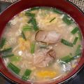 chefmiki's cooksnap of when they made 牡蠣の雑炊　.