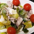 栗揚羽's cooksnap of when they made レンジで簡単♪豚バラとネギの重ね蒸し.