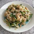 ひろと＾＿＾ママ's cooksnap of when they made ピリ辛ツナと水菜の炒め飯.