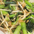 ぶっちー☆☆'s cooksnap of when they made 小松菜ともやしの炒め物.