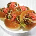 ＠迷子＠'s cooksnap of when they made たこ焼きパン(たこ焼きサンドイッチ).