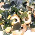 あきつま（杏花☆）'s cooksnap of when they made お弁当の片隅に☆竹輪＆卵＆ワカメ炒め♪♪.