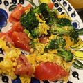 みみず◎'s cooksnap of when they made ブロッコリートマトの卵炒め♡うまっ.