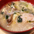 PMM's cooksnap of when they made 手羽元とほうれん草のかき玉春雨スープ.