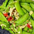 ゆめみるぽよぽよ's cooksnap of when they made 人気やみつきスナップエンドウ作り置き副菜.