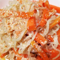 栗揚羽's cooksnap of when they made しらたきと人参の明太炒め.