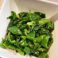 クックR264CP☆'s cooksnap of when they made 簡単！ニラとピーマンのナムル.