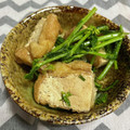 まーこ◡̈'s cooksnap of when they made 簡単・早い♪青菜と厚揚げのオイスター炒め.