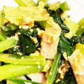 クック7SF4MX☆'s cooksnap of when they made 簡単お弁当おかず♪小松菜の卵炒め中華風♪.