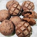 にこぱん☻'s cooksnap of when they made チョコメロンパン.