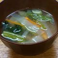 プルンバゴ's cooksnap of when they made 有り合わせ味噌汁.