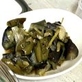 冷蔵庫レスキュー隊's cooksnap of when they made ピーマンと長ネギ鍋しぎ.