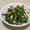 mogusun＊'s cooksnap of when they made 菜の花としめじの辛子和え✿.