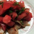 まぶたん's cooksnap of when they made 簡単！豚肉ソテー☆ごろごろトマトソース.