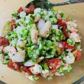 めめたんの台所's cooksnap of when they made たこと海老のセビーチェ.