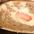 miettan's cooksnap of when they made ショコラロールケーキ.