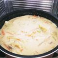 ちぃ奮闘中's cooksnap of when they made 鶏肉と白菜の白味噌豆乳スープ.