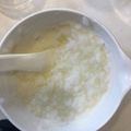 はる1234's cooksnap of when they made 離乳食★中期★ご飯から作る　簡単7倍粥.