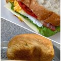 yu🐓's cooksnap of when they made HBで小ぶり食パン♬切り方は自在♬.