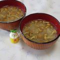 みかかめ's cooksnap of when they made 簡単なめこ汁(大根おろし入り).