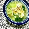 ふたごゆき's cooksnap of when they made ☆チンゲン菜の中華スープ♪.