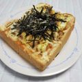 ＠迷子＠'s cooksnap of when they made カレー風味のたこ焼きトースト.