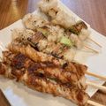 meikoh's cooksnap of when they made 金沢一本太ねぎとおからこんにゃくの焼き鳥.