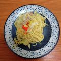 クック3N0VKO☆'s cooksnap of when they made ウルトラ簡単チャチャッと塩焼きそば.