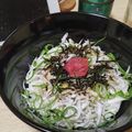 さらまんマルシェ's cooksnap of when they made ふっくら❤釜揚げしらす丼　うめ＋大葉のせ.