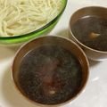 papikun's cooksnap of when they made 肉汁つけうどん！.