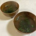 papikun's cooksnap of when they made スープポットで★わかめとねぎのスープ.
