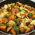 クックQRNPRB☆'s cooksnap of when they made かぼちゃと鶏肉のオイスター炒め.