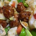 ひらめきmei's cooksnap of when they made 市販肉団子とトマトで超美味簡単甘酢餡かけ.