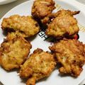 nekonyako's cooksnap of when they made 鶏ひき肉と木綿豆腐のチキンナゲット.