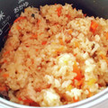 こずっぺ's cooksnap of when they made 簡単！鯖水煮缶と三つ葉の炊き込みご飯.