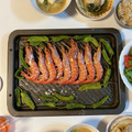 toya108c's cooksnap of when they made 赤エビの塩焼き.