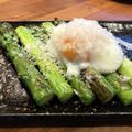 Yosshys's cooksnap of when they made アスパラステーキの半熟卵チーズがけ.