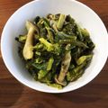 まめ郎's cooksnap of when they made 〓わさび菜とシメジのマヨ醤油ソテー〓.