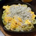 みきんどる's cooksnap of when they made 豆腐とじゃこの卵アヒージョ.