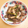 ★ぴよぴよ501★'s cooksnap of when they made 牛肉とにんにくの芽の炒めもの☆.