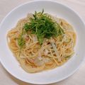 しばちゃそ's cooksnap of when they made 大葉とツナの和風パスタ。フライパン１つ♪.