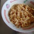 romys's cooksnap of when they made レンチン！オートミール納豆チャーハン.