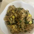 クック5JVRUQ☆'s cooksnap of when they made サバとほうれん草のケチャップオガタライス.