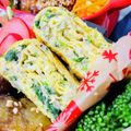 U☆kaoru's cooksnap of when they made ラディッシュの葉としらすの卵焼き.