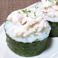 り～たん。's cooksnap of when they made リカちゃん♡海鮮サラダ軍艦巻き.