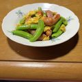 クックchitann's cooksnap of when they made スナップエンドウとウインナーの卵炒め.