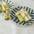 みかかめ's cooksnap of when they made 寿司酢で長ネギの粒マスタードマリネ.